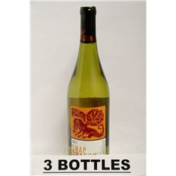3 BOTTLES OF SNAP DRAGON CHARDONNAY 2011 WHITE