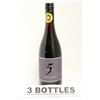 Image 1 : 3 BOTTLES OF FIVE VINEYARDS 2013 PINOT NOIR RED