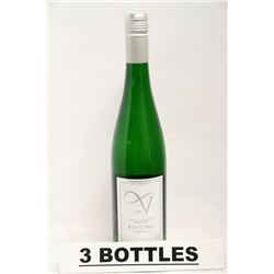 3 BOTTLES OF DR.V RIESLING KABINETT WHITE WINE