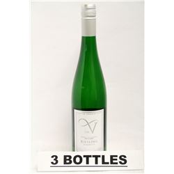 3 BOTTLES OF DR.V RIESLING KABINETT WHITE WINE