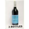 Image 1 : 3 BOTTLES OF MATUA 2012 MERLOT CABERNET RED WINE