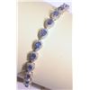 Image 1 : Sterling Silver Sapphire(6.30ct)Bracelet