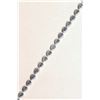 Image 2 : Sterling Silver Sapphire(6.30ct)Bracelet