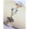 Image 1 : Sterling Silver Maple Leaf Bracelet (app. 15.8g)