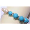Image 1 : Freshwater Pearl & Reconstituted Turquoise