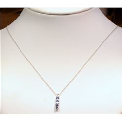 10K Gold Tanzanite (0.6ct) Pendant w/ Chain