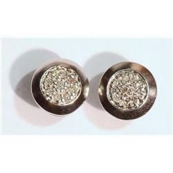 Sterling Silver Diamond (0.15ct) Earrings