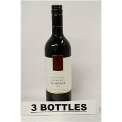 3 BOTTLES OF SOLJANS ESTATE 2010 GISBORNE PINOTAGE