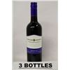 Image 1 : 3 BOTTLES OF PELLER ESTAES MERLOT RED WINE