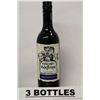 Image 1 : 3 BOTTLES OF WINE MEN OF GOTHAM SHIRAZ-GRENACHE