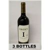 Image 1 : 3 BOTTLES OF IRONY CABERNET SAUVIGNON 2011 RED