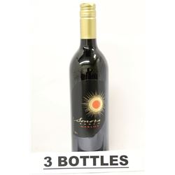 3 BOTTLES OF SONORA RANCH MERLOT RED WINE