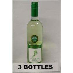 3 BOTTLES OF BAREFOOT SAUVIGNON BLANC WHITE