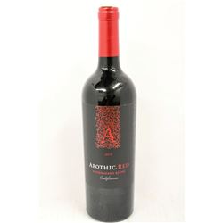 750ML BOTTLE OF APOTHIC RED 2013 WINEMAKER'S BLEND