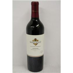 750ML BOTTLE OF KENDALL-JACKSON ZINFANDEL 2011