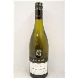 750ML BOTTLE OF GRAY MONK 2013 PINOT BLANC WHITE