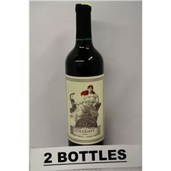 2 BOTTLES OF CHARIOT GYPSY 2010 RED WINE