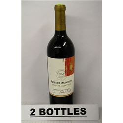 2 BOTTLES OF ROBERT MONDAVI CABERNET SAUVIGNON