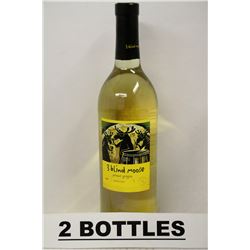 2 BOTTLES OF 3 BLIND MOOSE PINOT GRIGIO 2011 WHITE
