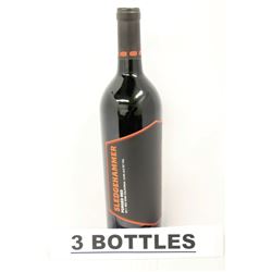 3 BOTTLES OF SLEDGEHAMMER FORGED RED 2011 RED