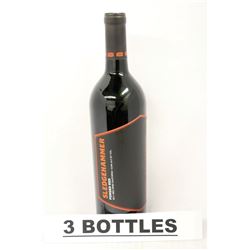 3 BOTTLES OF SLEDGEHAMMER FORGED RED 2011 RED