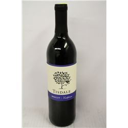 750ML BOTTLE OF TISDALE MERLOT RED WINE
