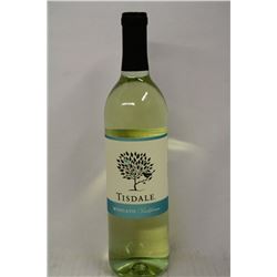 750ML BOTTLE OF TISDALE MOSCATO WHITE WINE