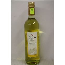 750ML BOTTLE OF GALLO FAMILY CHARDONNAY 2011