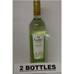 2 BOTTLES OF GALLO FAMILY SAUVIGNON BLANC 2013