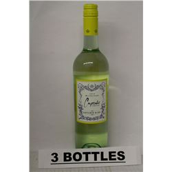 3 BOTTLES OF CUPCAKE SAUVIGNON BLANC WHITE