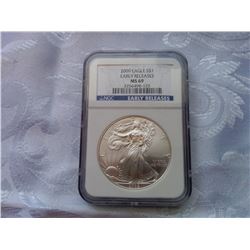 1 OZ PURE SILVER WALKING LIBERTY COIN