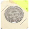 Image 1 : 1912 SILVER RARE 20 CENT NEWFOUNDLAND KING