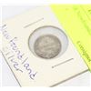 Image 1 : 1904 SILVER NEWFOUNDLAND 5 CENT WITH THE "H" RARE