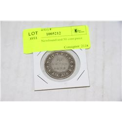 1899 SILVER NEWFOUNDLAND 50 CENT PIECE QUEEN