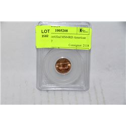 1967 PCGS CERTIFIED MS64RD AMERICAN LINCOLN PENNY