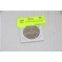 1956 CANADIAN SILVER DOLLAR UNCIRCULATED