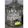 Image 1 : 2 GALLON DRINK DISPENSER "ITS 5 OCLOCK SOMEWHERE"