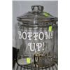 Image 1 : 2 GALLON DRINK DISPENSER "BOTTOMS UP"