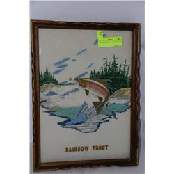 VINTAGE RAINBOW TROUT PICTURE