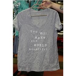 LADIES MATERNITY GREY T SHIRT SIZE S