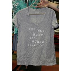 LADIES MATERNITY GREY T SHIRT SIZE M