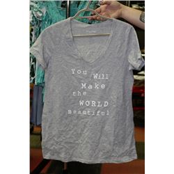 LADIES MATERNITY GREY T SHIRT SIZE L