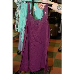 LADIES PURPLE MATERNITY TANK TOP SIZE XS