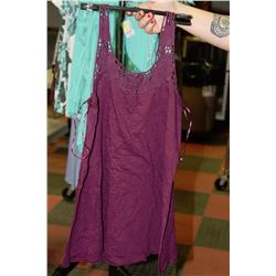 LADIES PURPLE MATERNITY TANK TOP SIZE M