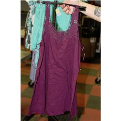 LADIES PURPLE MATERNITY TANK TOP SIZE XL