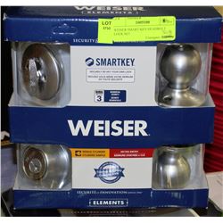 WEISER SMART KEY DEADBOLT LOCK SET
