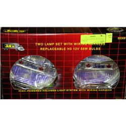 NEW JETCO LAMP SET W/ WIRING HARNESS