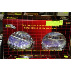 NEW JETCO LAMP SET W/ WIRING HARNESS