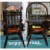 Image 1 : TWO MINIATURE WOODEN CHAIRS