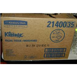 BOX OF KLEENEX FACIAL TISSUE